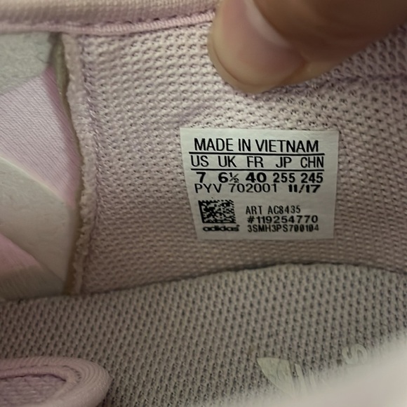 Adidas Originals Big Kid Tubular Shadow Running Shoe Aero Pink/White 7 - Picture 8 of 10